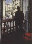 Gustave Caillebotte Young man at his window France oil painting artist